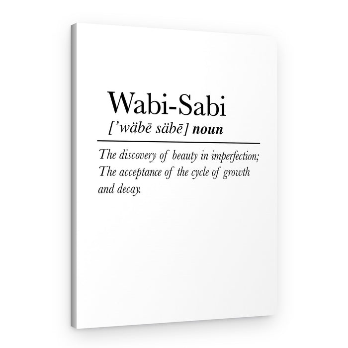 Wabi-Sabi Philosophy – Canvas Print