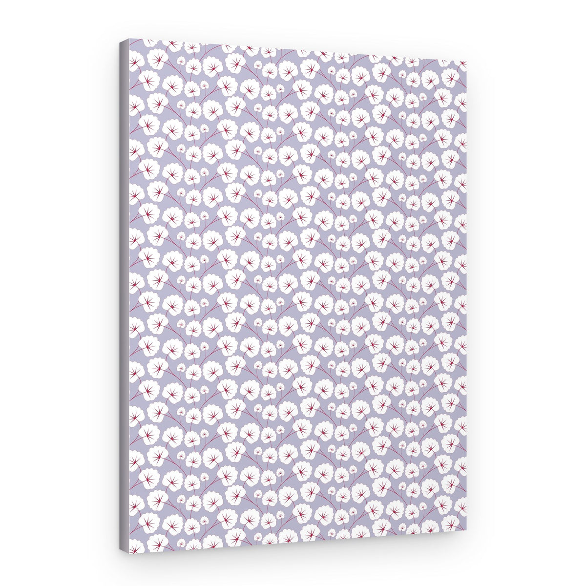 Lavender Floral Pattern – Canvas Print