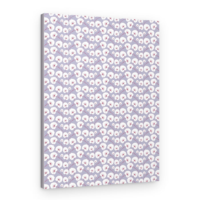 Lavender Floral Pattern – Canvas Print