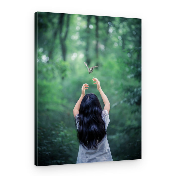Woodland Butterfly Dream – Canvas Print