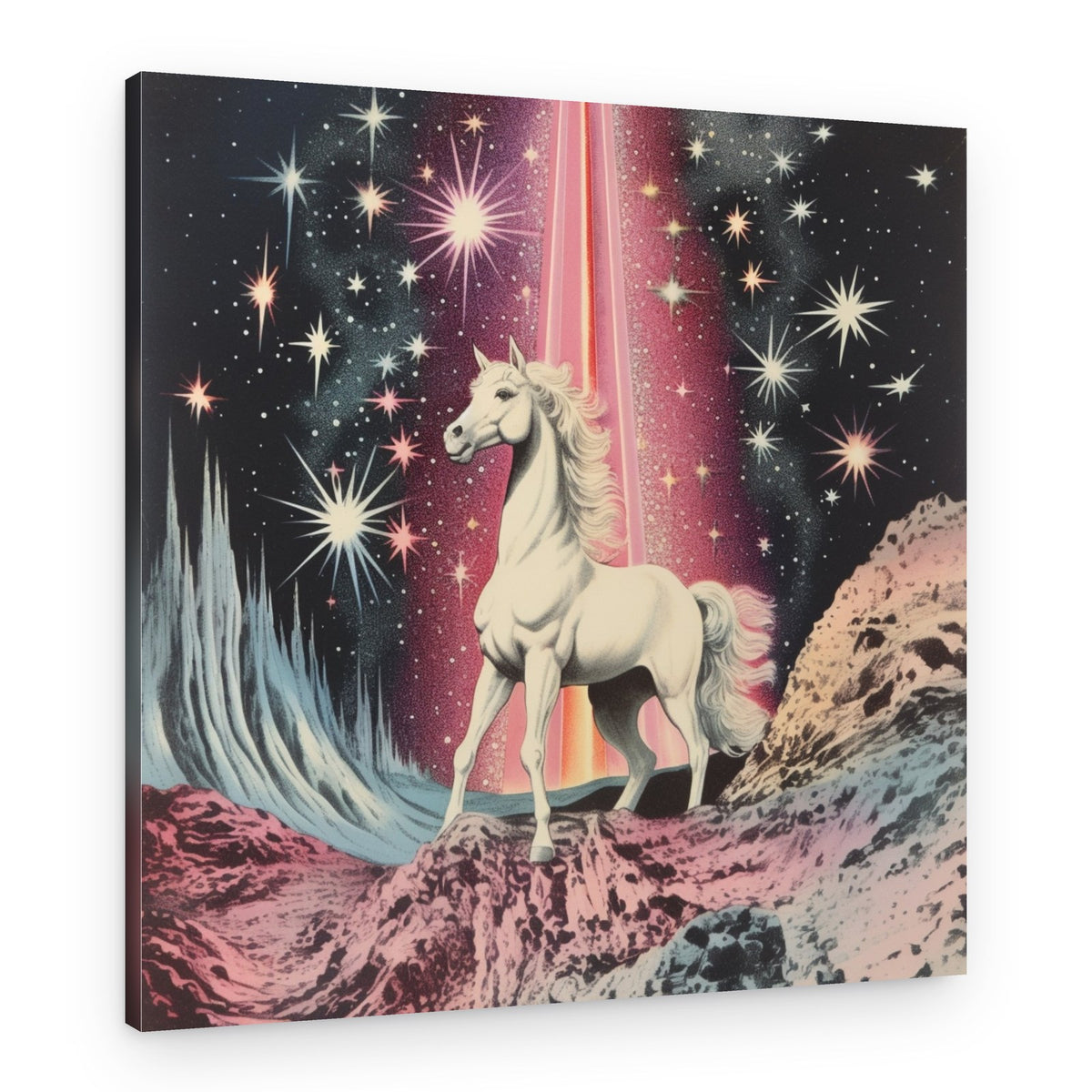 Ethereal Space Horse – Canvas Print