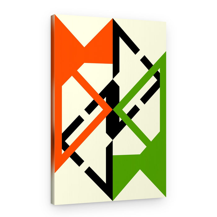 Bold Geometric Illusion – Canvas Print