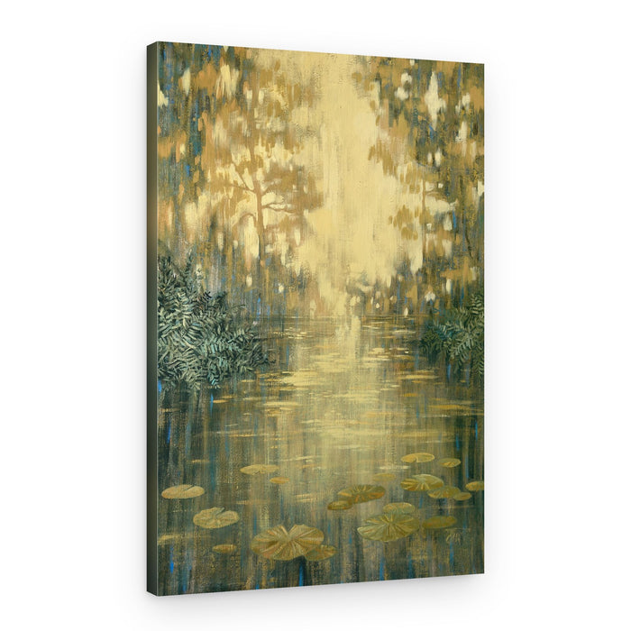 Golden Forest Pond – Canvas Print