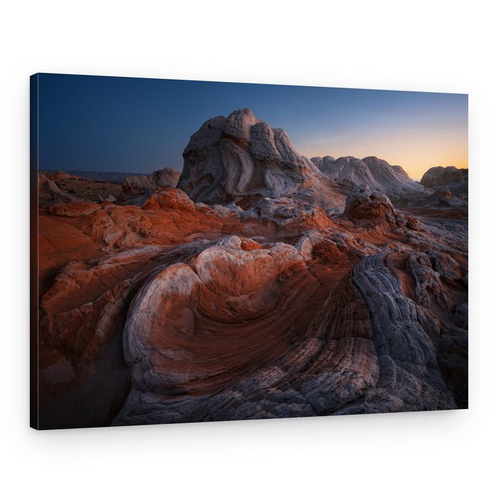 Stone bow tie – Canvas Print