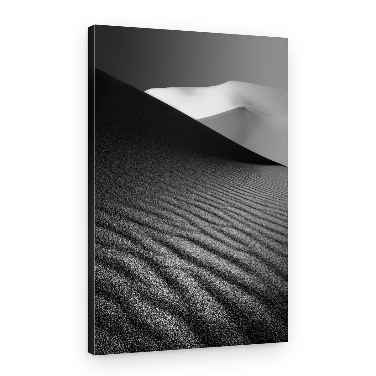 Desert Dunes Monochrome – Canvas Print