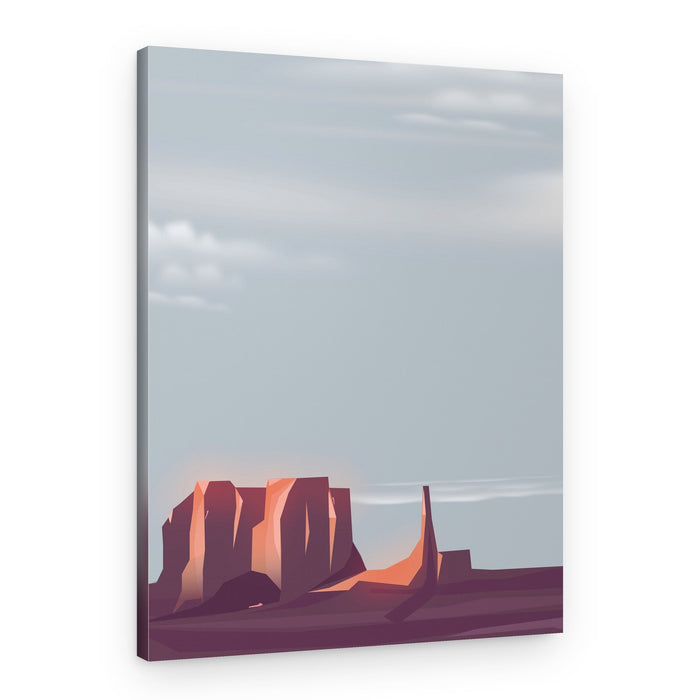Desert Mesa Sunset – Canvas Print