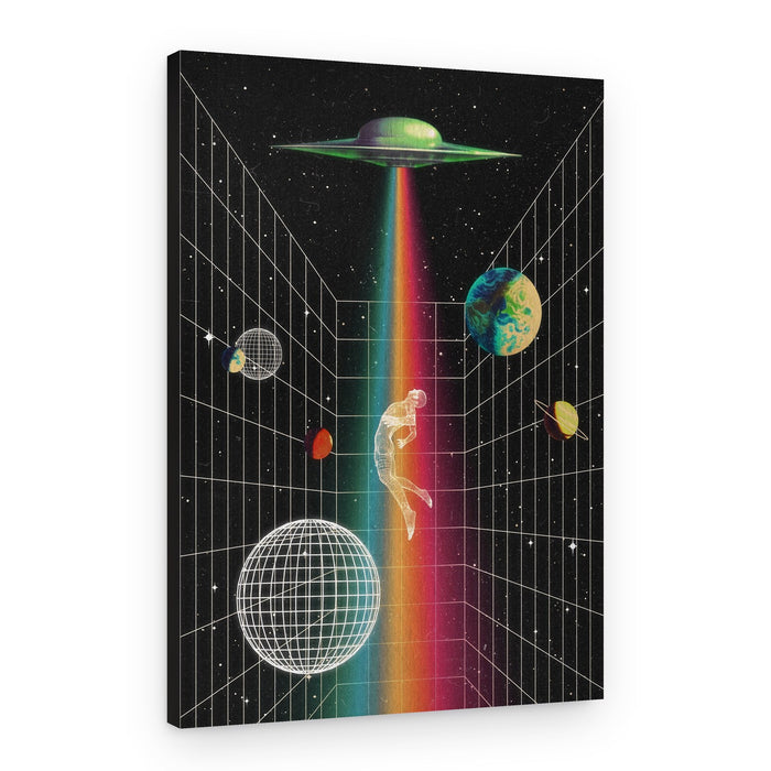 Cosmic Rainbow Journey – Canvas Print