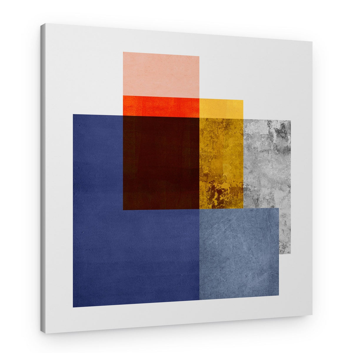 Geometric Color Block – Canvas Print