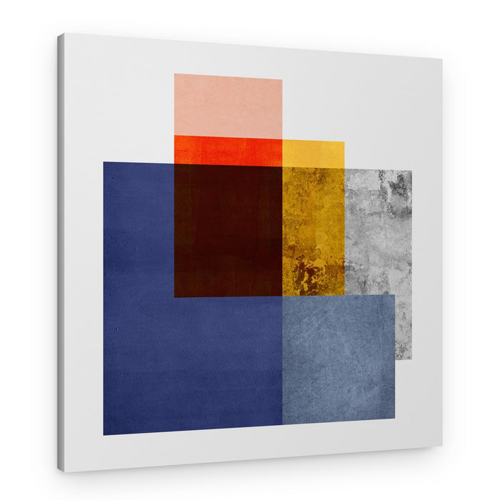 Geometric Color Block – Canvas Print