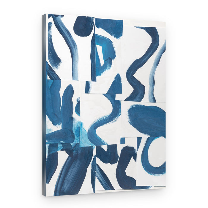 Dynamic Blue Abstract – Canvas Print