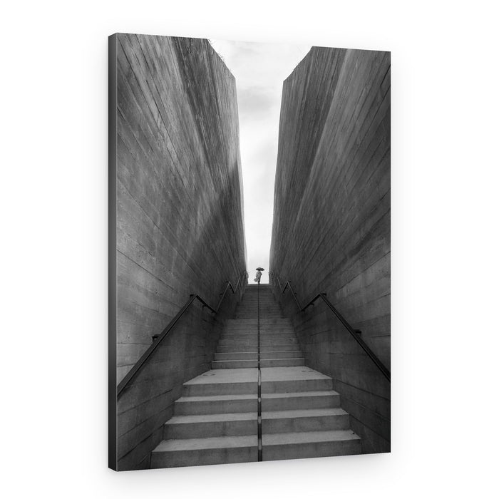 Upward Concrete Path – Canvas Print