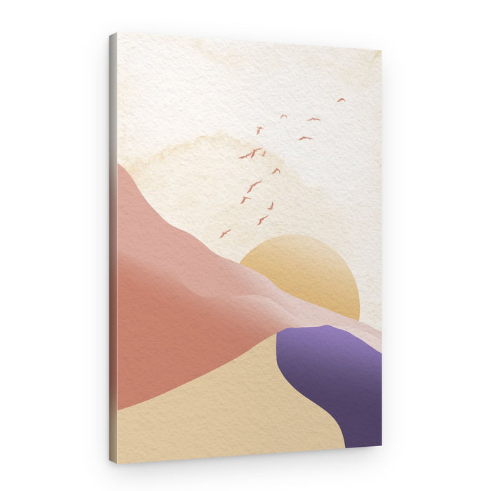 Warm Desert Landscape – Canvas Print