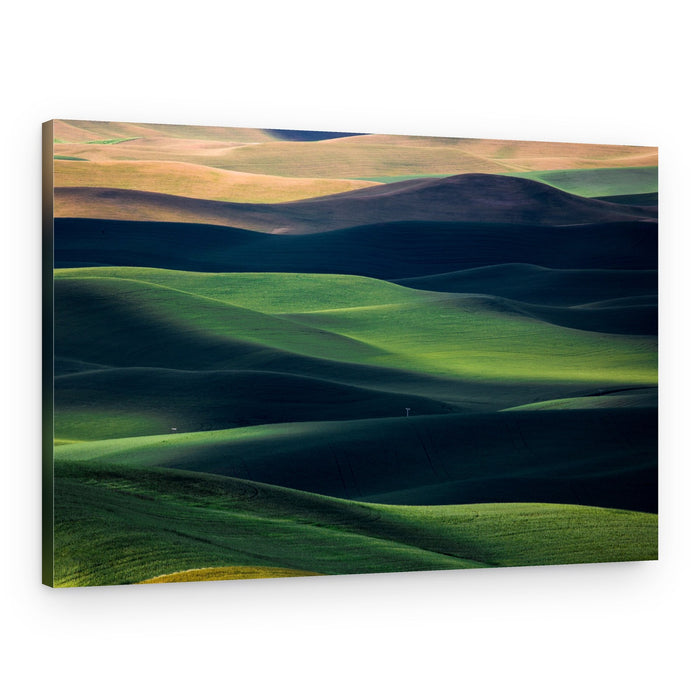 Waves of Green Hills – Canvas Print