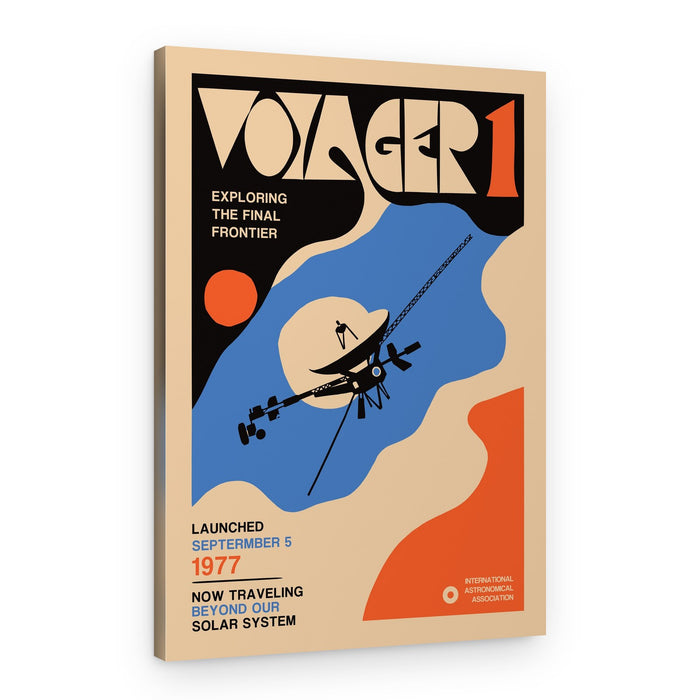 Voyager 1 Space Exploration – Canvas Print