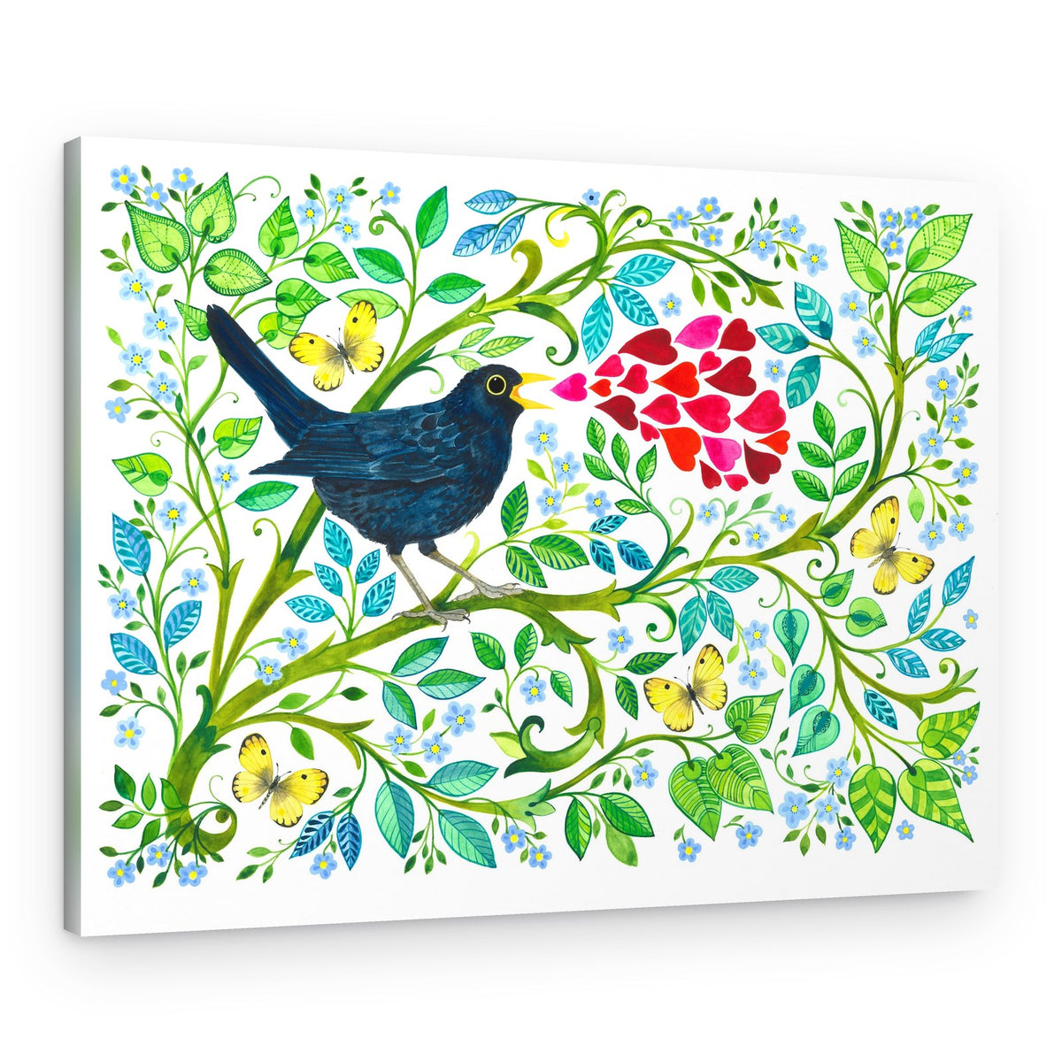 Songbird in The Tree – Canvas Print