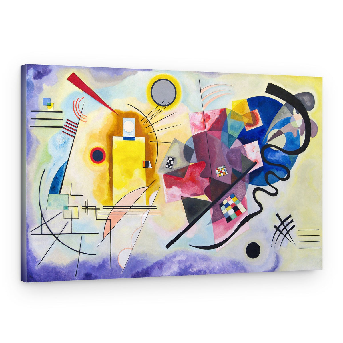 Yellow Red Blue – Canvas Print