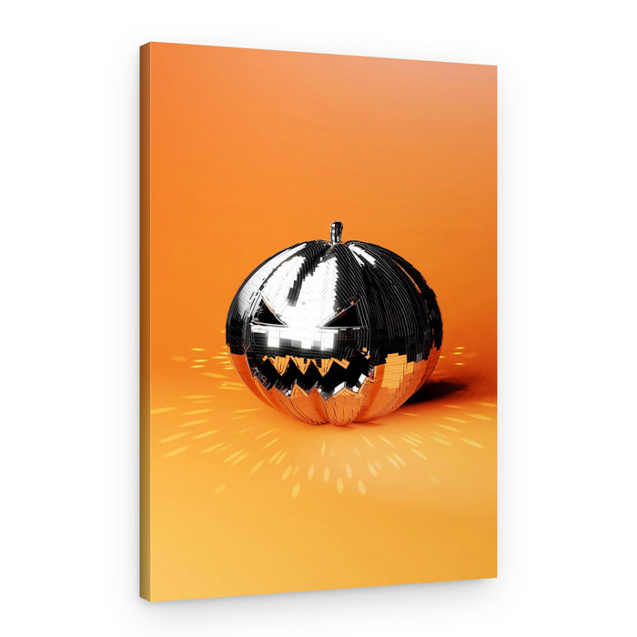 Sparkling Jack O Lantern – Canvas Print