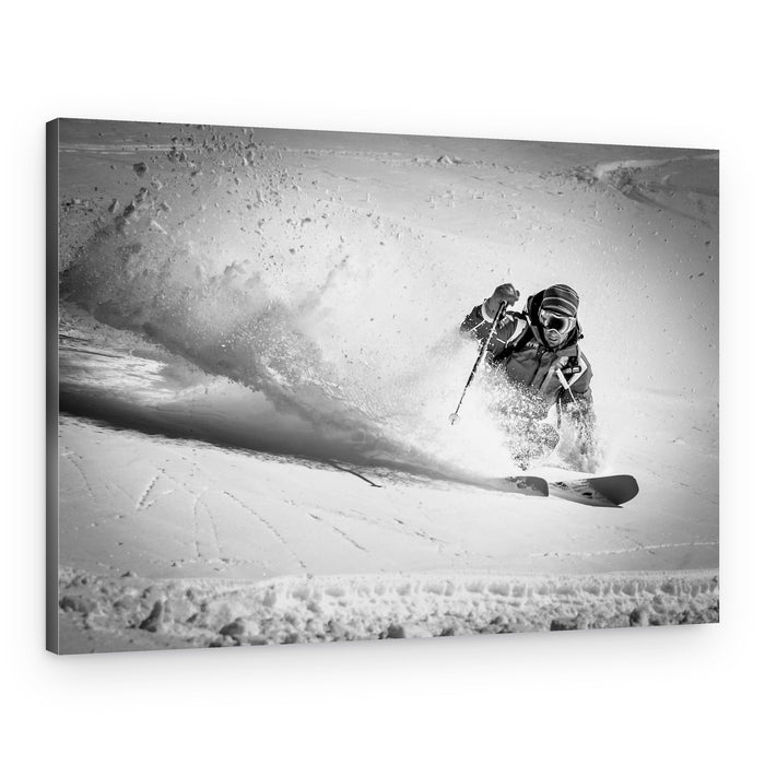 Dynamic Ski Action – Canvas Print