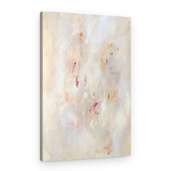 Ethereal Blush Abstract – Canvas Print