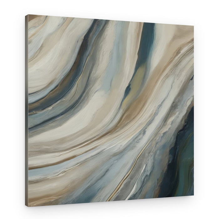 Organic Lines And Harmonious Colors – Canvas Print