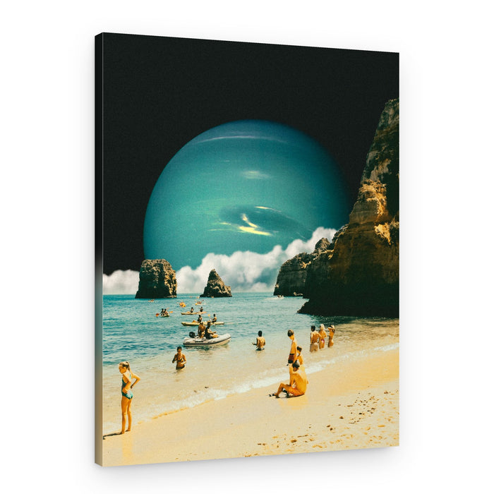 Space Beach – Canvas Print