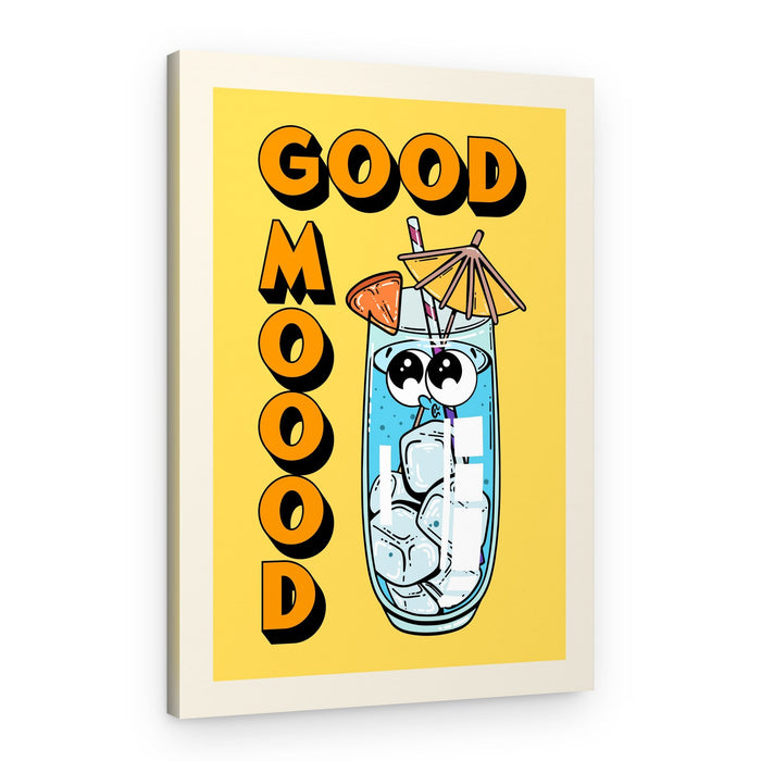Good Mood Summer Cocktail – Canvas Print
