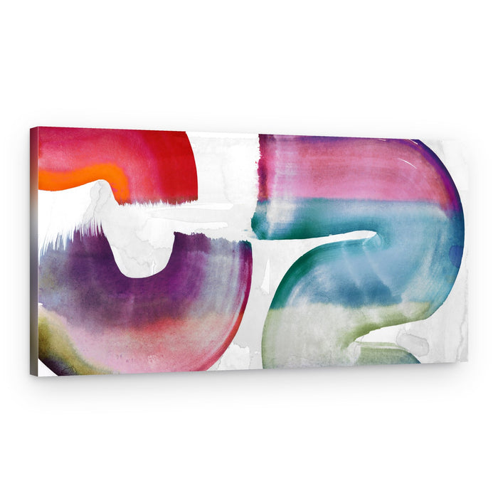 Vibrant Fluid Shapes – Canvas Print