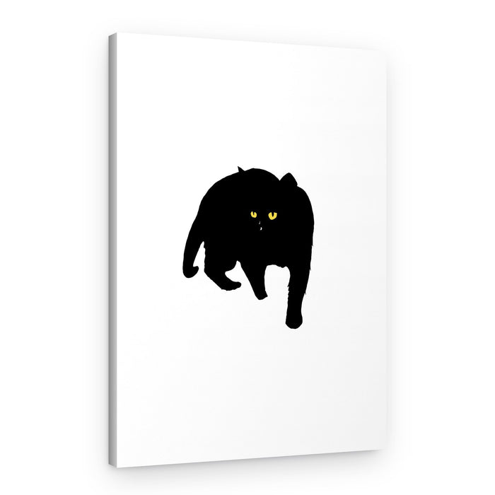 Glowing Cat Eyes – Canvas Print