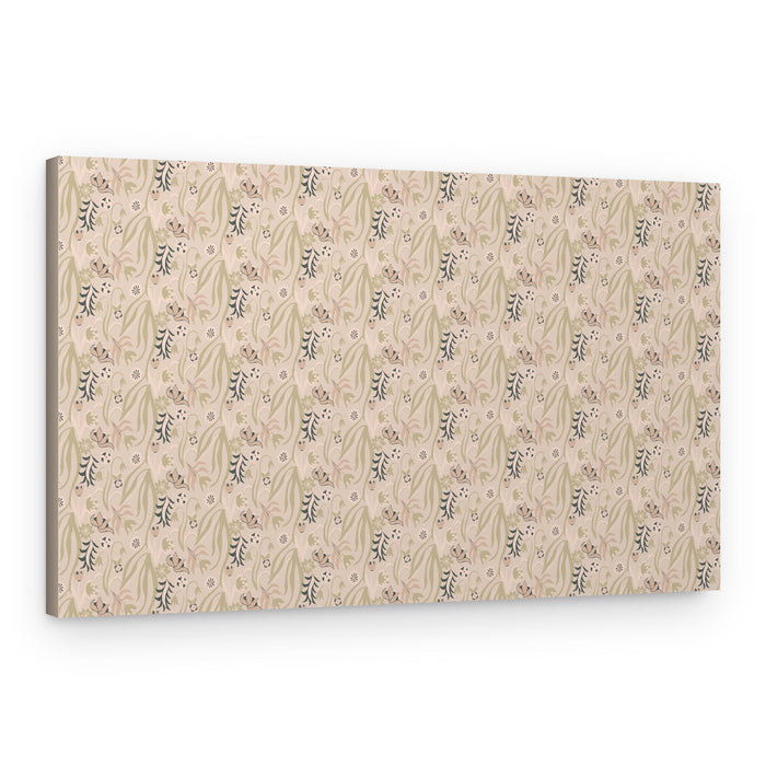 Gentle Botanical Pattern – Canvas Print