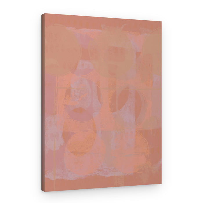 Warm Abstract Circles – Canvas Print