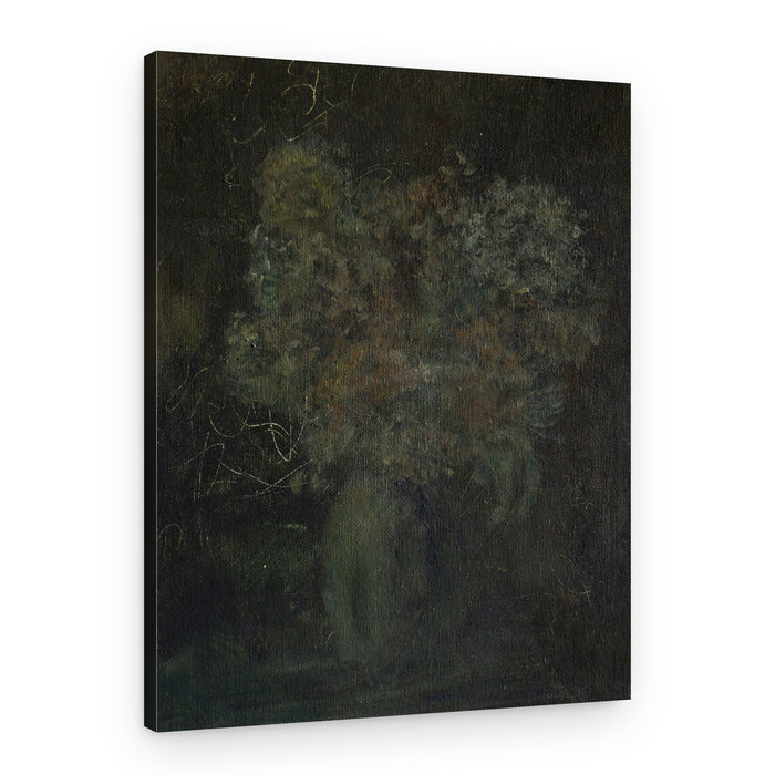 Dark Floral Still Life – Canvas Print
