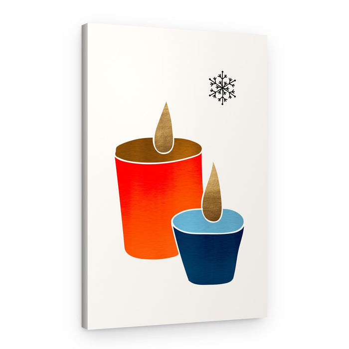 Christmas Candles – Canvas Print