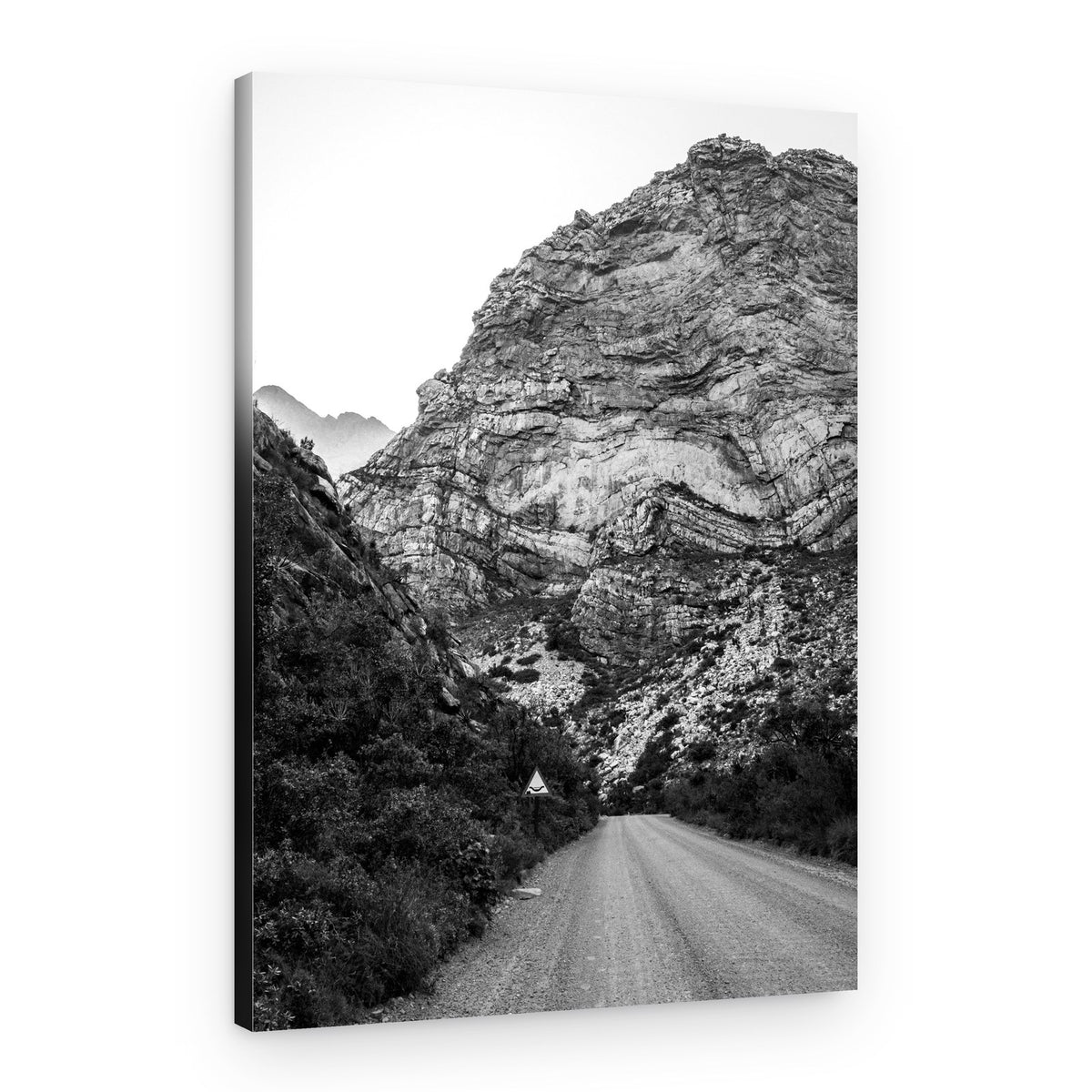 Folded Mountain Road – Canvas Print