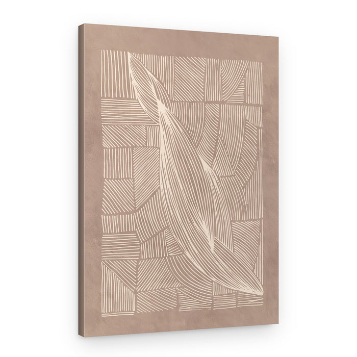 Organic Flowing Lines – Canvas Print