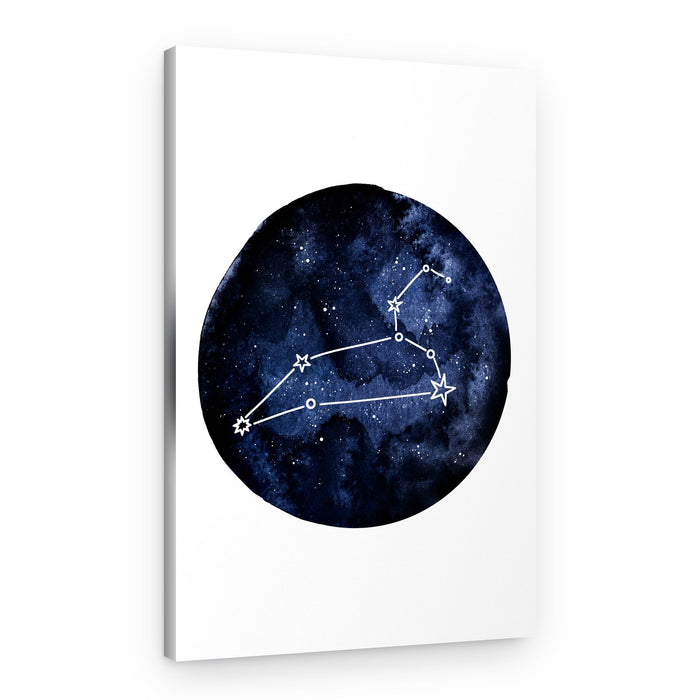 Cosmic Leo Constellation – Canvas Print