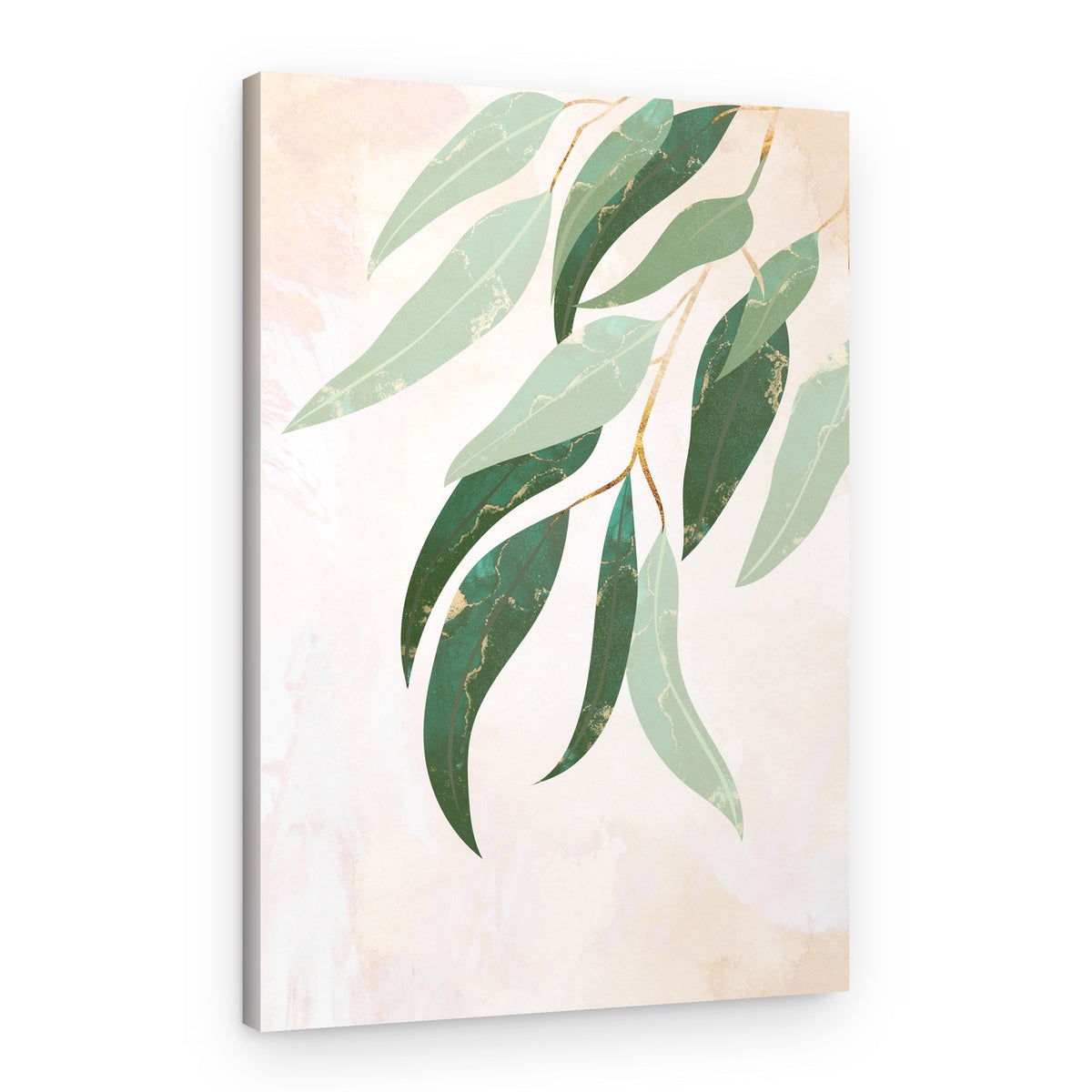 Elegant Eucalyptus Leaves – Canvas Print