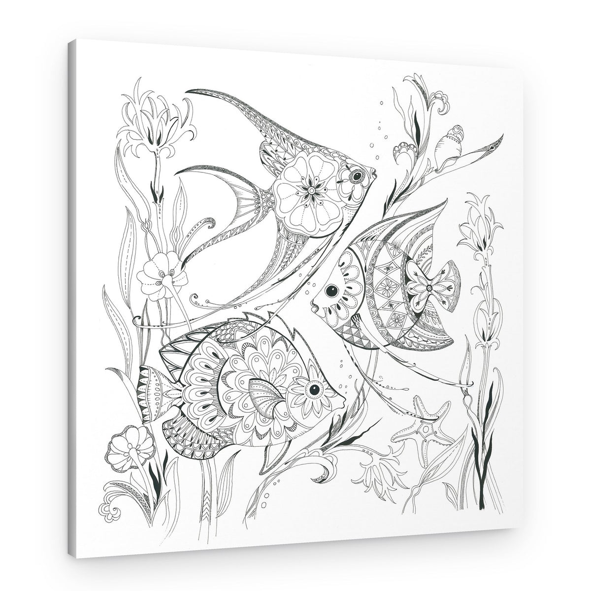 Ornate Ocean Dance – Canvas Print