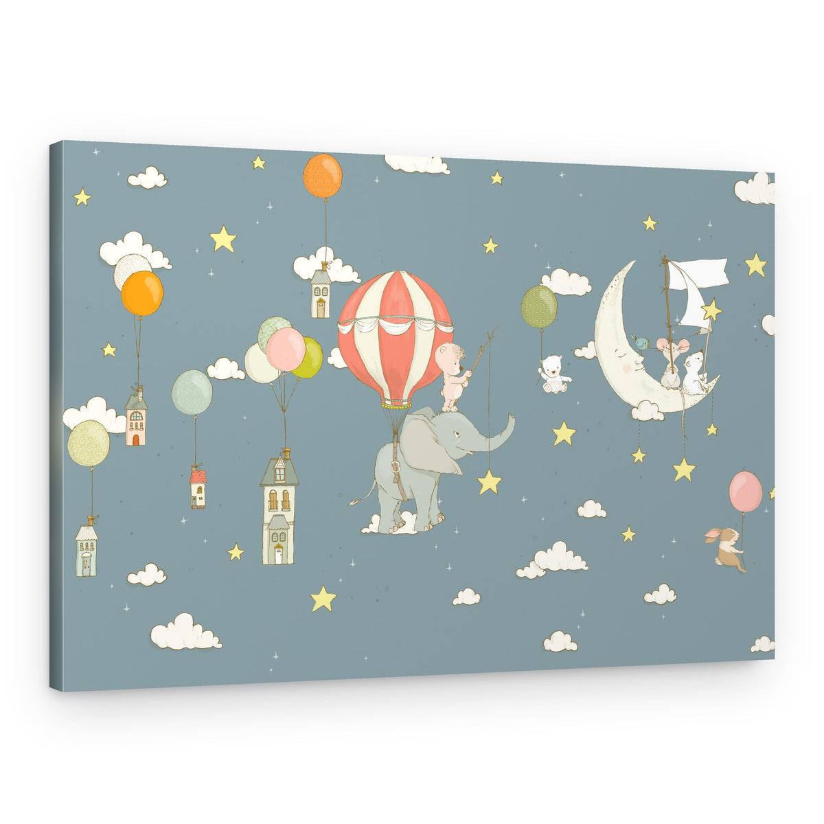 Magical Sky Friends – Canvas Print
