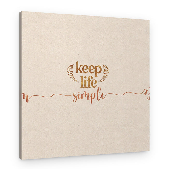 Simplify Life – Canvas Print