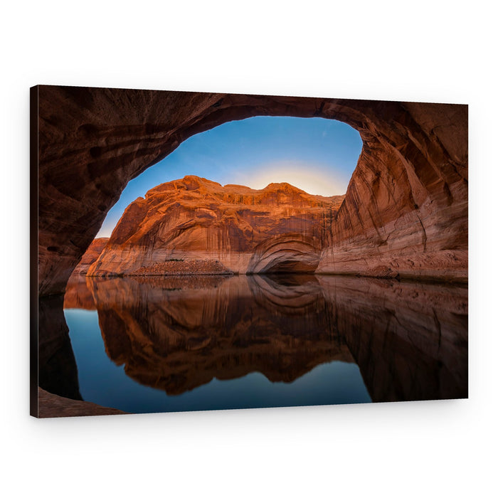 Golden Canyon Reflections – Canvas Print