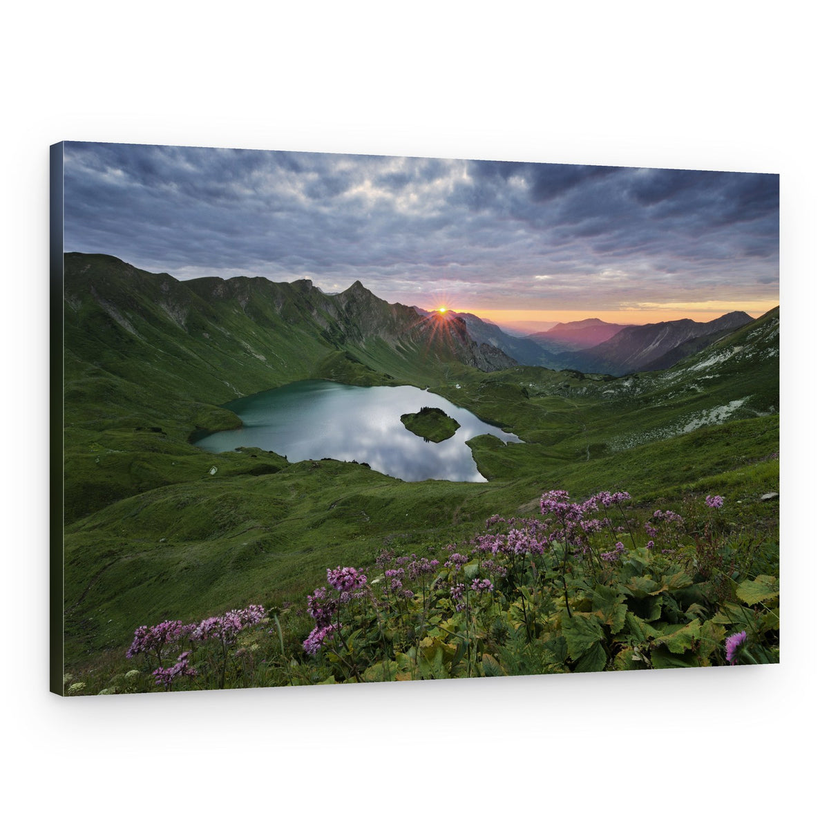 Magic Mountain Lake – Canvas Print