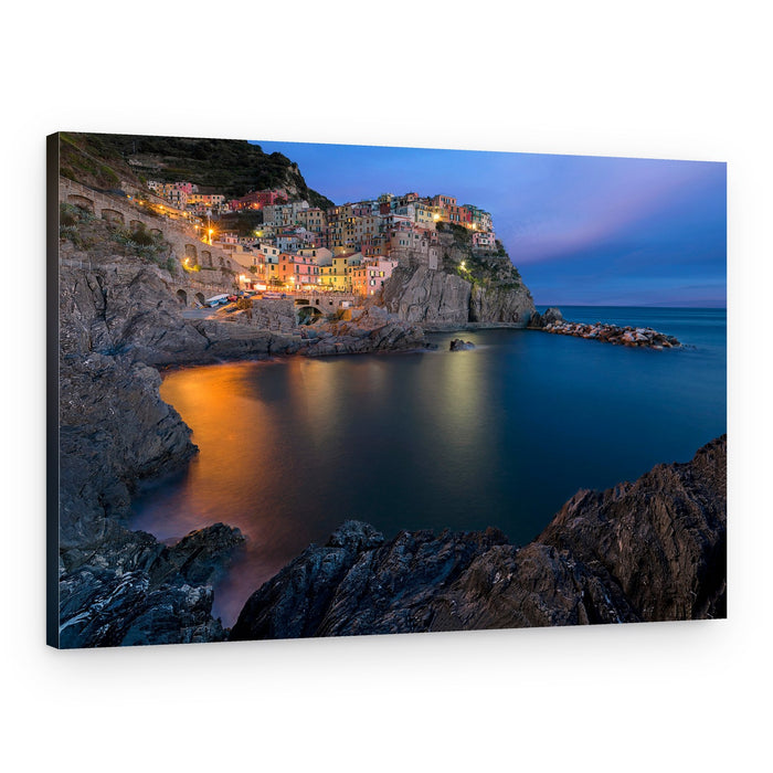 Manarola Coastal Evening – Canvas Print