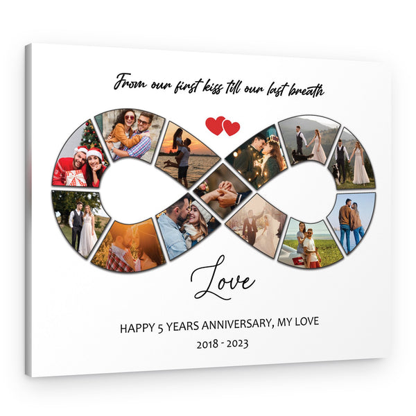 From Our First Kiss Till Our Last Breath Canvas Print