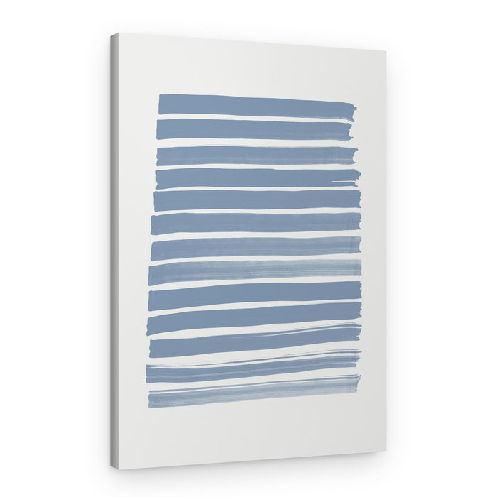 Abstract Blue Lines – Canvas Print