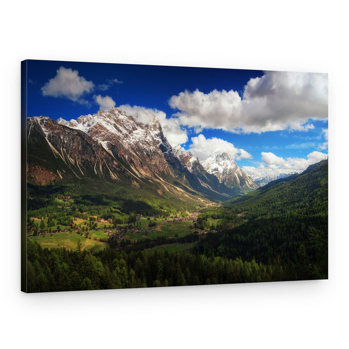 Majestic Mountain Valley – Canvas Print