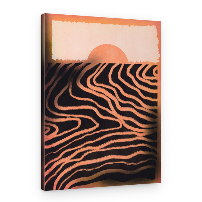 Warm Desert Horizon – Canvas Print