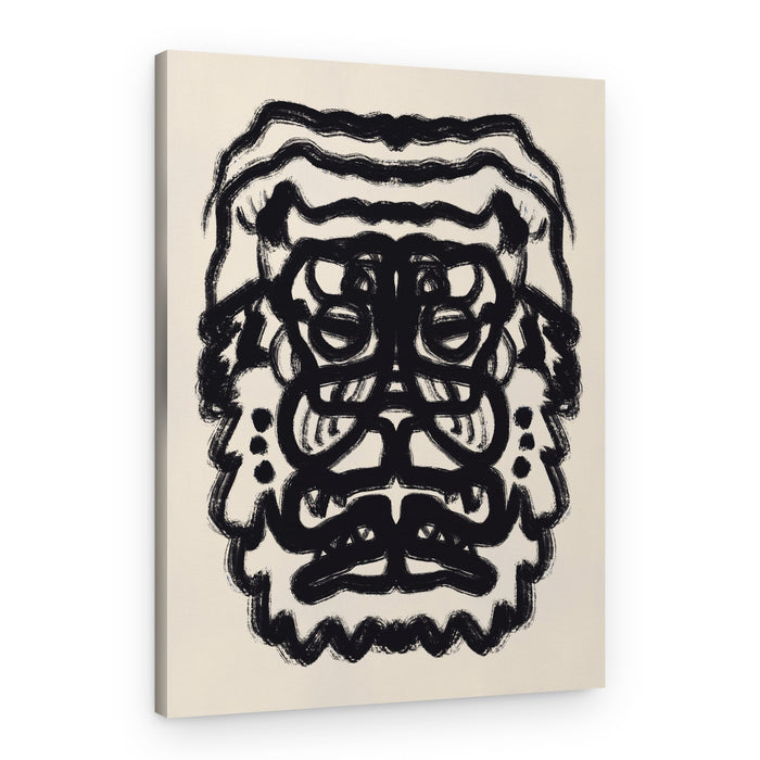 Abstract Gorilla Face – Canvas Print