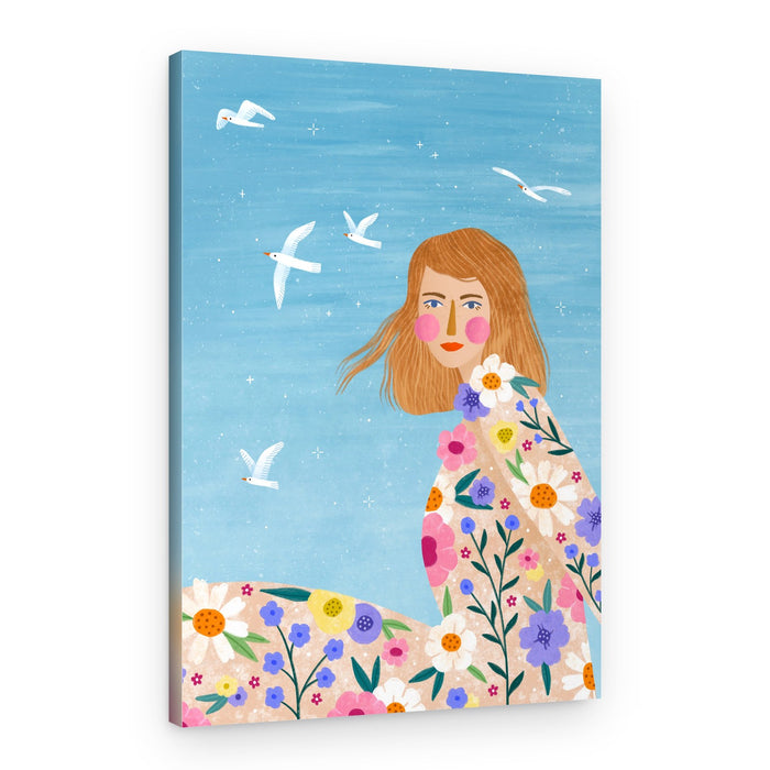 Free Spirit Floral Dreams – Canvas Print
