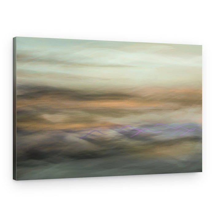 Soft Flowing Waves – Canvas Print