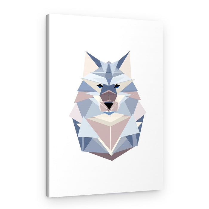 Geometric Wolf – Canvas Print